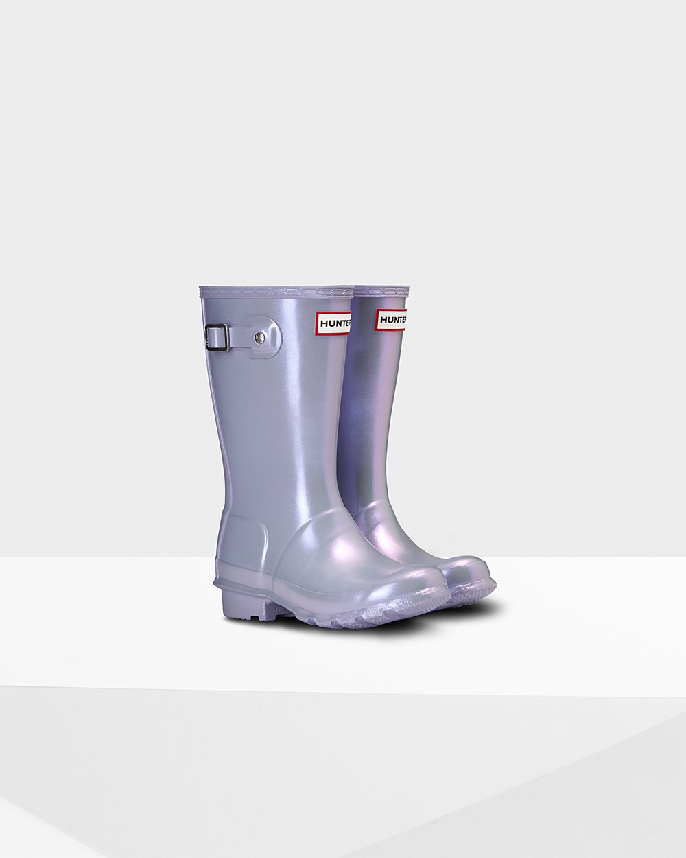 Botas De Agua Hunter Niños Moradas Original Big Nebula 612487-YSZ